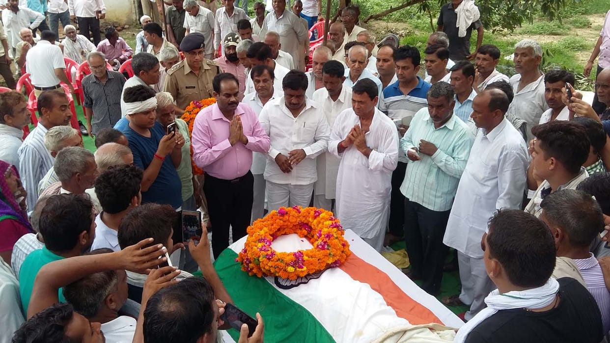 Freedom fighter Balwant cremated.
