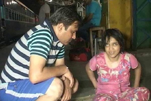 truth of handicape girl found on station, handicape girl found on railway station
