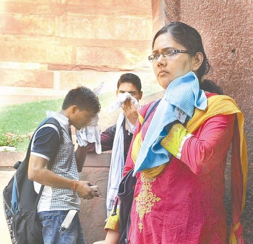  Agra is hot Agra in the state, temprature @43.5 degree
