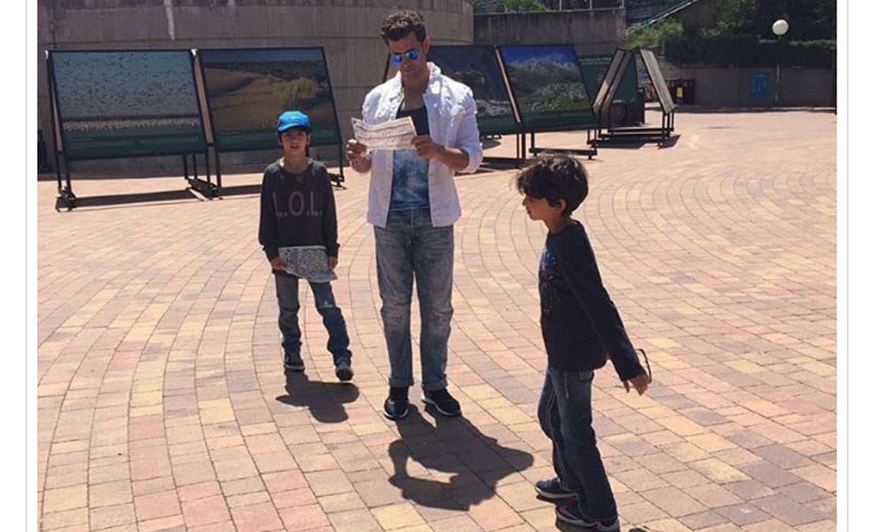 Hrithik Roshan,on hiliday with sons Hrehaan, Hridhaan 