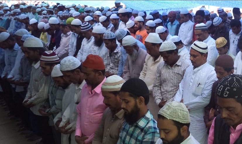 Juma prayers bye in Ranikhet
