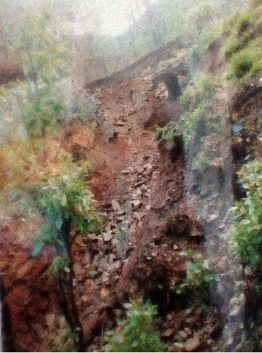 Landslides in Ranikhet