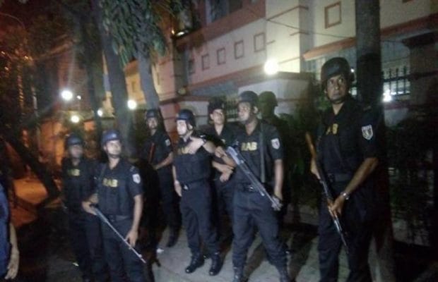 Firing at Restaurent in Dhaka