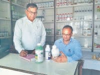raid, shop, medicine shop, fatehabad, harayana
