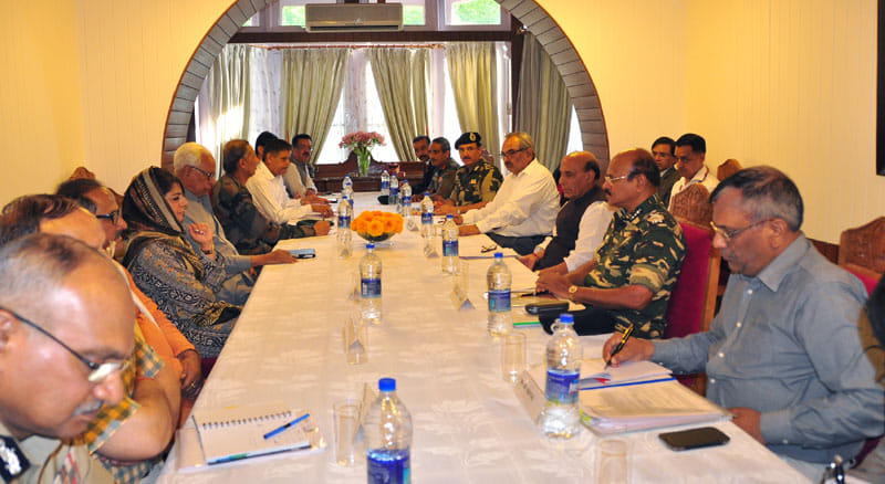 Rajnath Singh review security of amarnath yatra