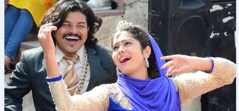 Dhirender Singh Rawat Shining as theather Artist after wreastling.