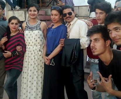 Dhirender Singh Rawat Shining as theather Artist after wreastling.