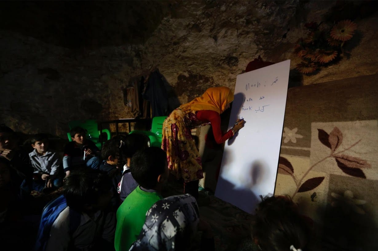 Going to school in syria