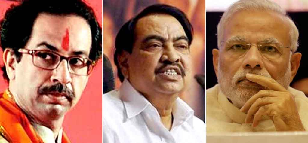 Shivsena Raises Finger to BJP through Eknath Khadse