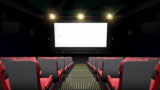 Watch a movie on the big screen was expensive