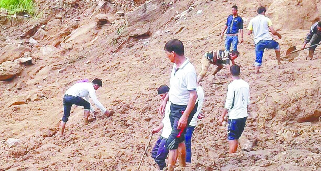 The disaster in the villages, he was not in the list of sensitive