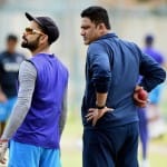अनिल कुंबले और विराट कोहली