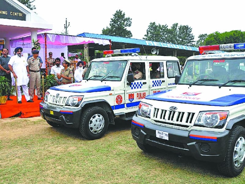 rural rapid police responce police, on road, sukhbir badal, jalandhar