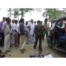 death, accident, woman, injured, auto, gohana, sonepat