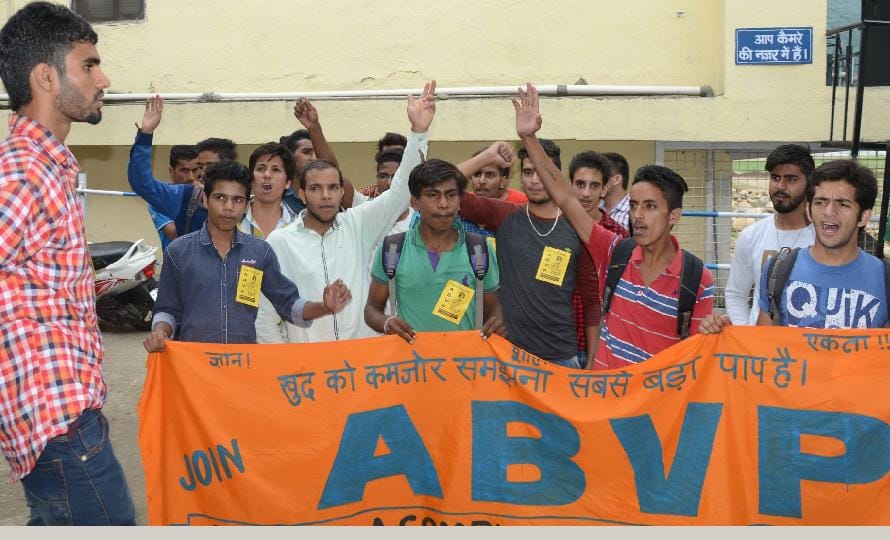 abvp againest cps neeraj bharti