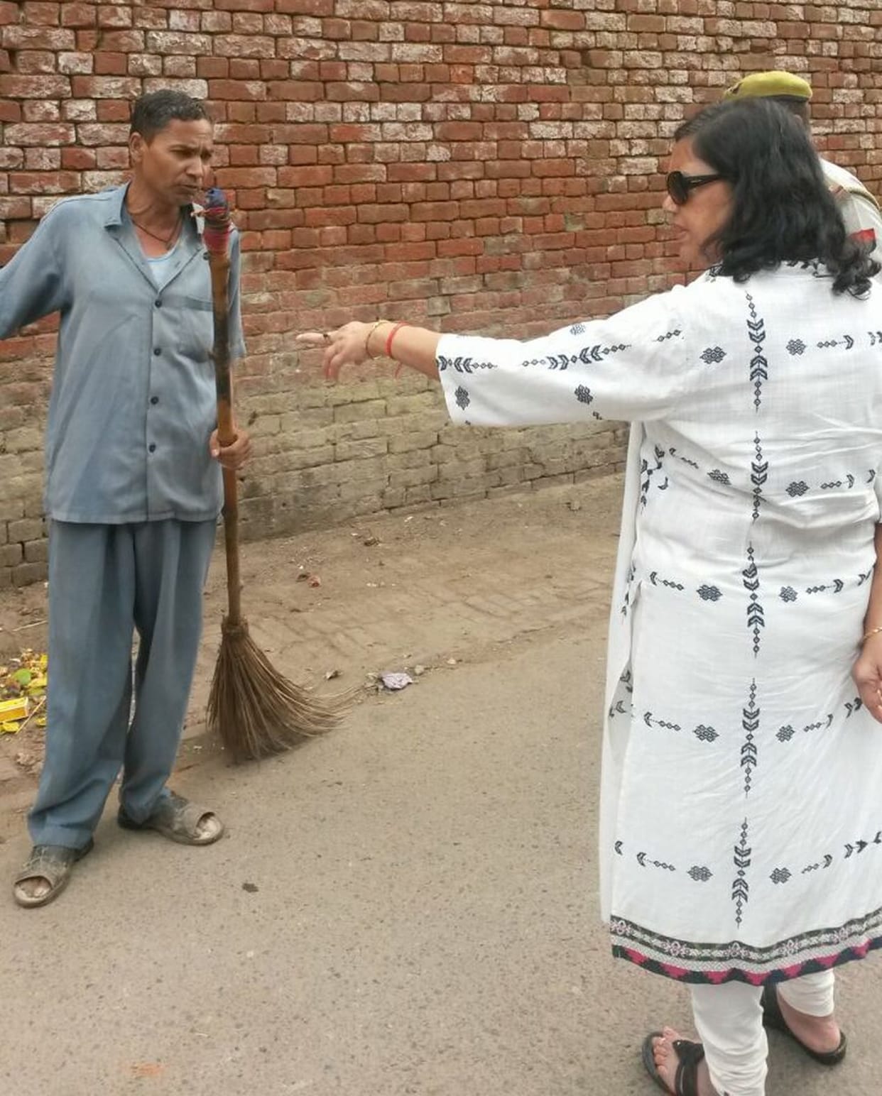 Cleaning hero , directed staff to suspend