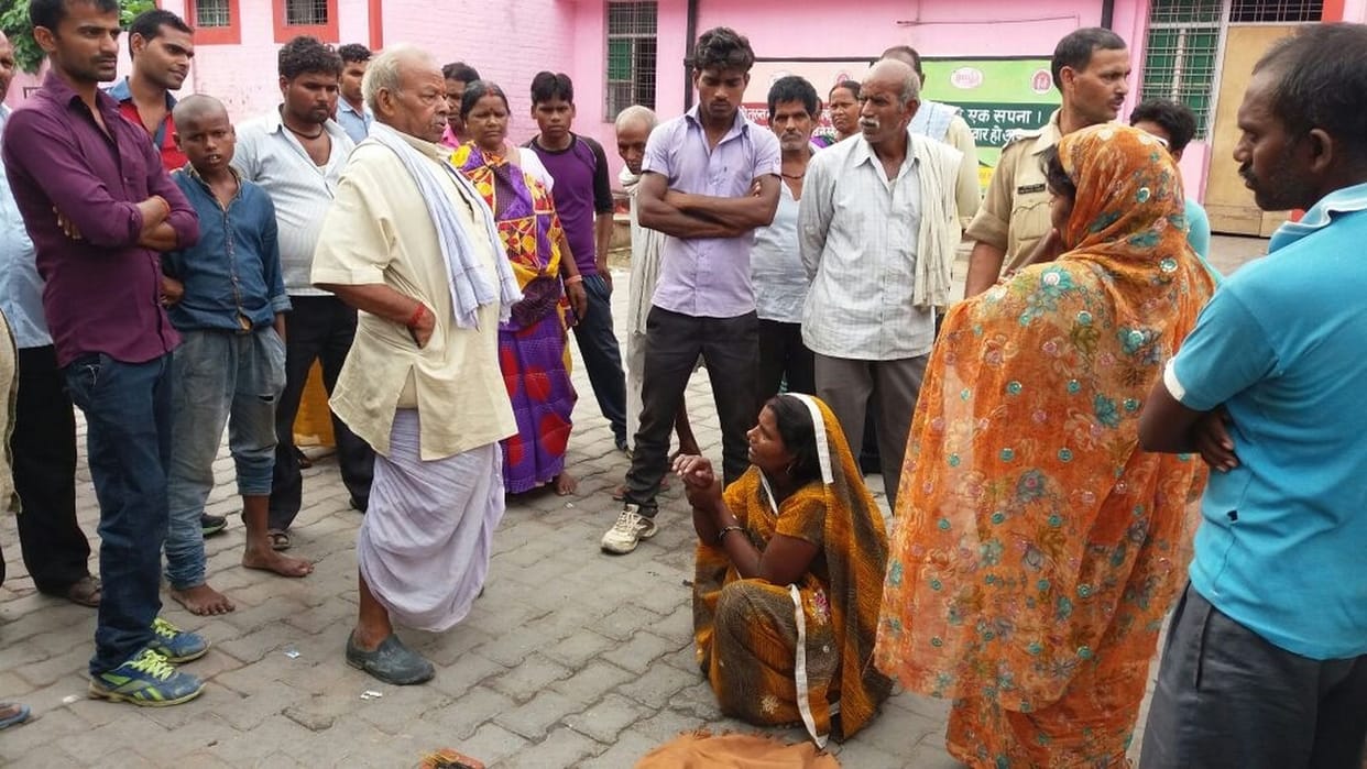 treatment with blind faith in district hospital