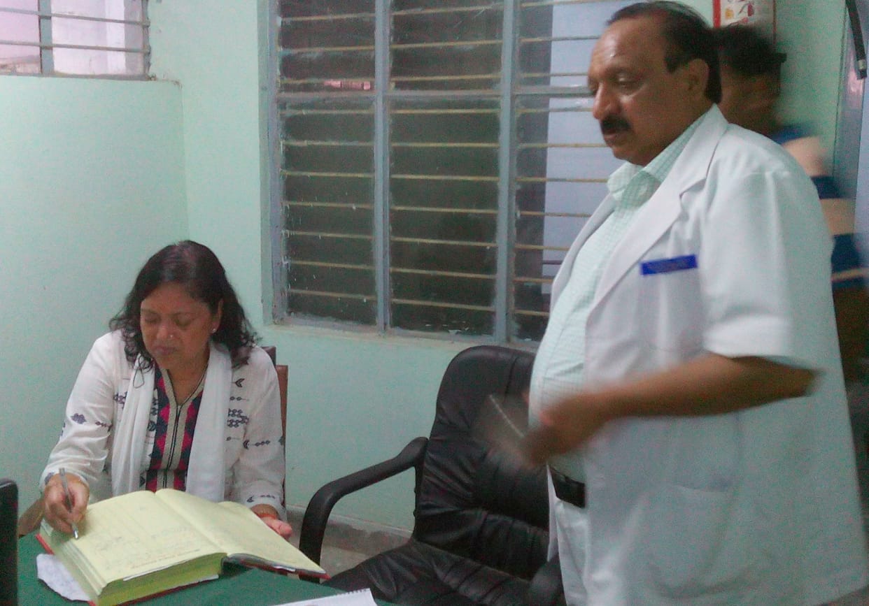 DM Bifri see the mess in the district