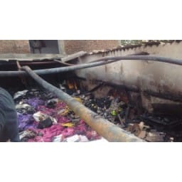 jhajjar, fire in shoes , jhajjar news