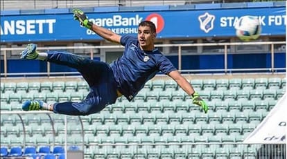 Gurpreet makes Indian football history, plays in Europa League