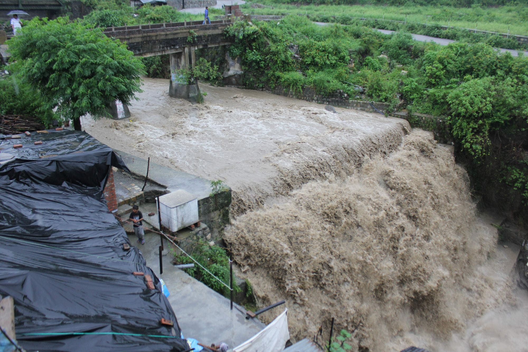its like flood in dehradun after rain.