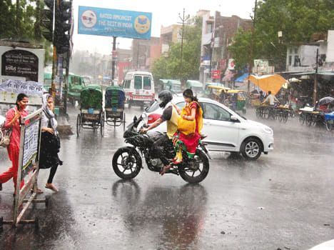 Rain weather pleasant, relief from the heat