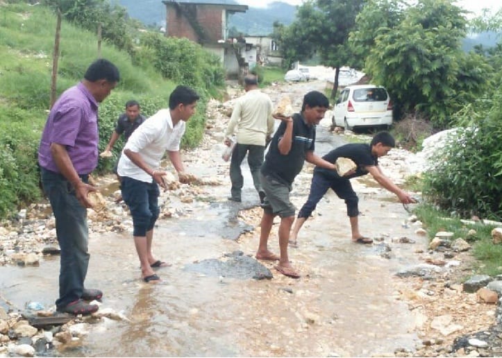 Mock drill conducted to assist disaster victims