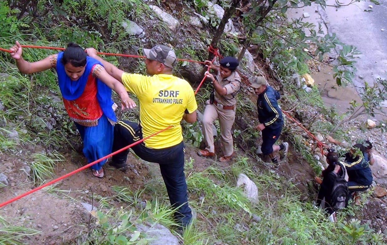 SSP reached gopeshwer cross ten km distence by walk.