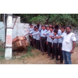 electricity department,transfarmer,rewari,student, villagers
