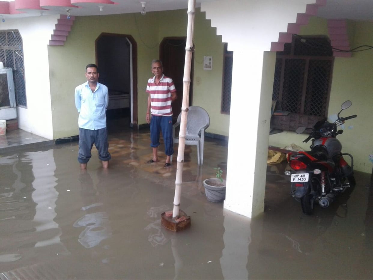 Heavy rains in lowland
