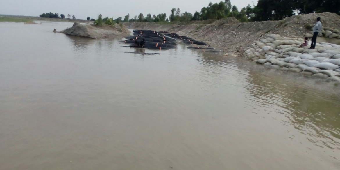 Reduced water level in Sharda, normalcy