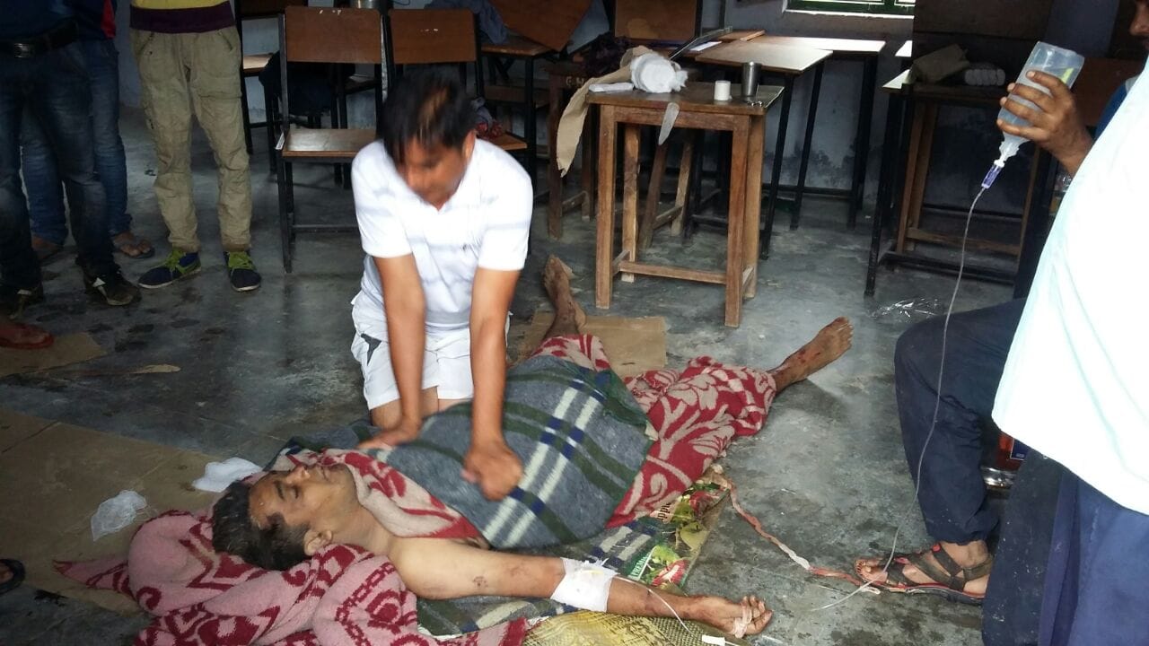 rescue by helicopter in uttarakhand.