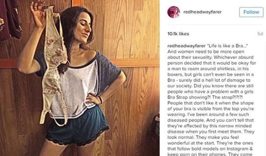 saloni post her photo with a bra