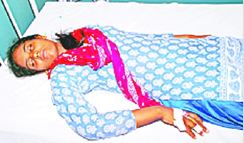 Five nursing unconscious