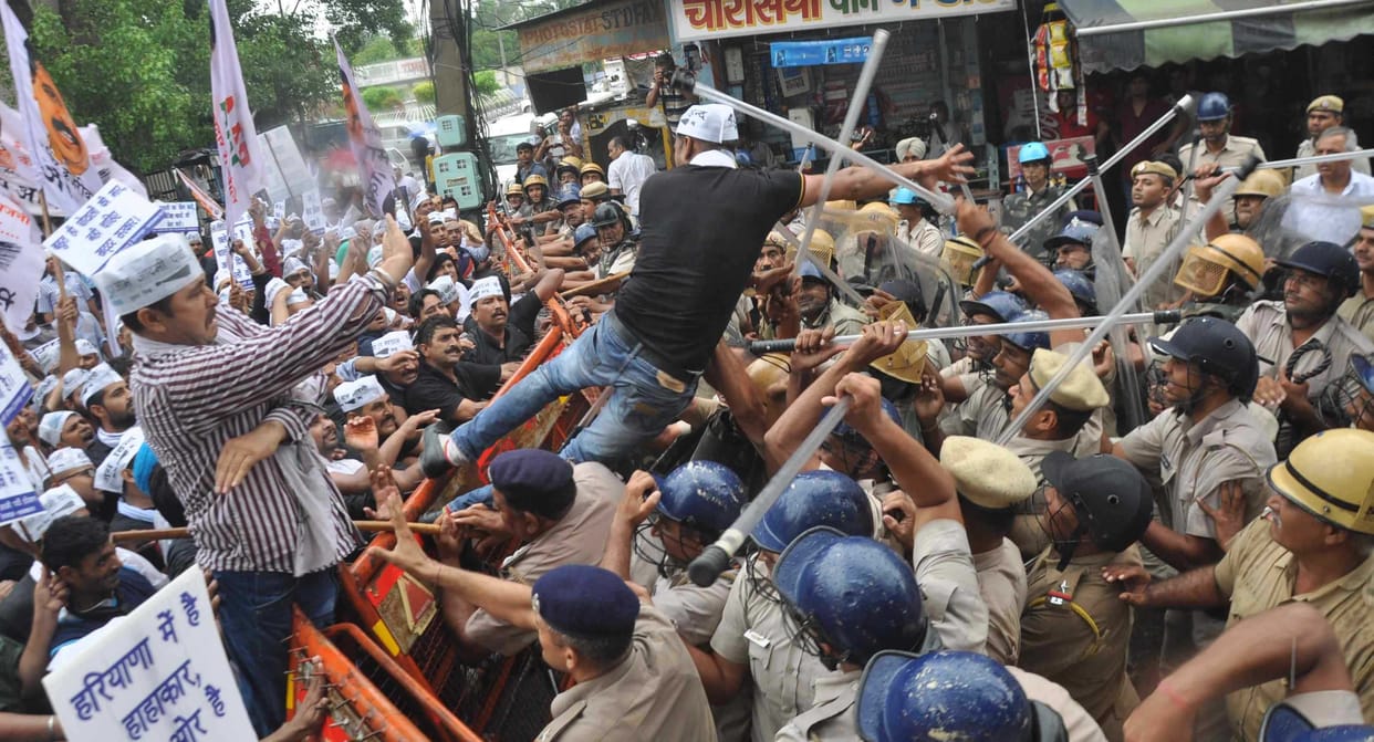 aap, aam admi party, kejriwal, aap member, naveen jai hind, rohtak, haryana