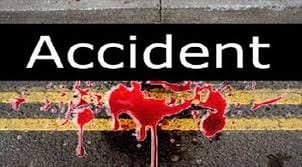 truck hit the bike death of three youths