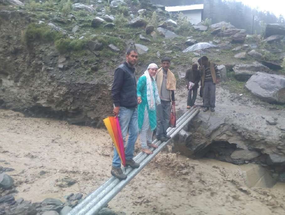 loss due to heavy rainfall in himachal