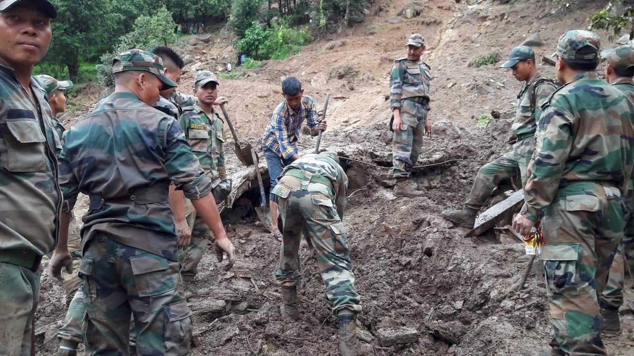 army saves woman life in pithoragarh cloudburst