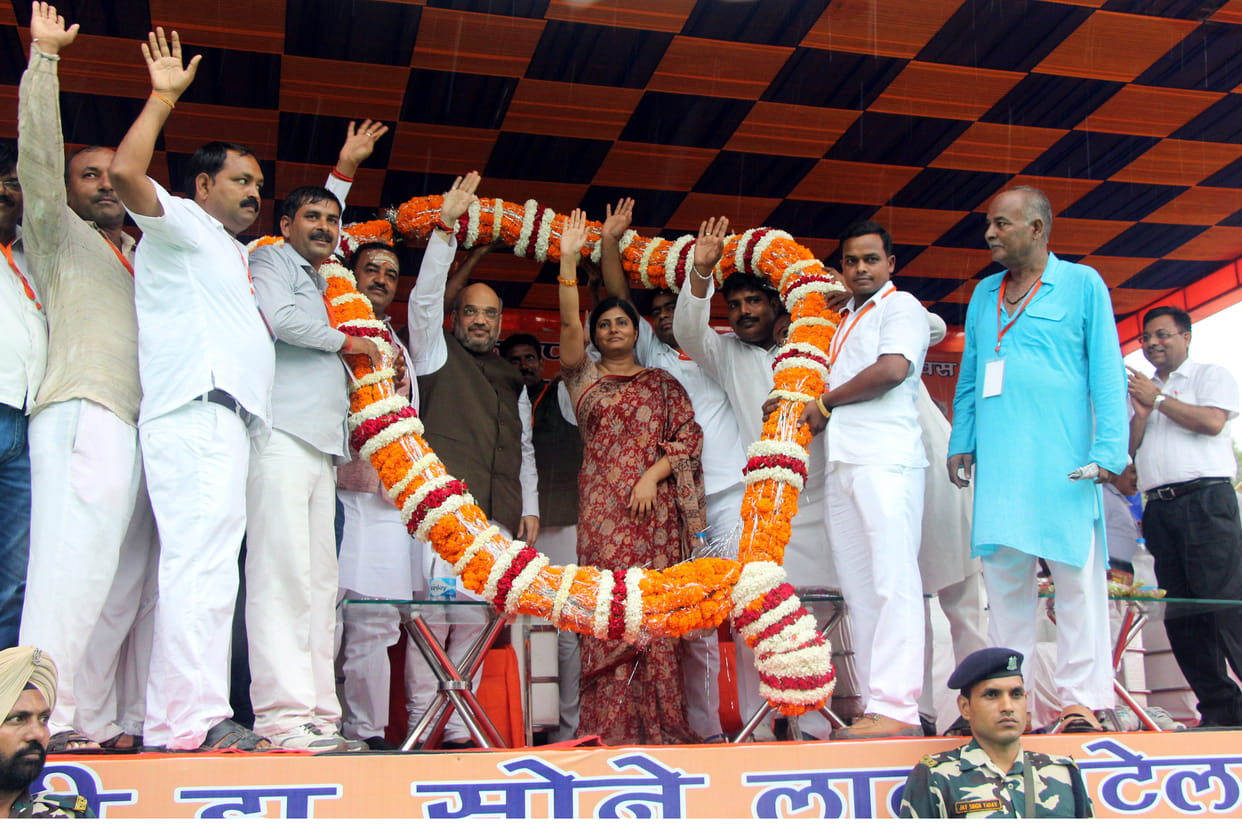 bjp and apna dal(s) coalition collapse