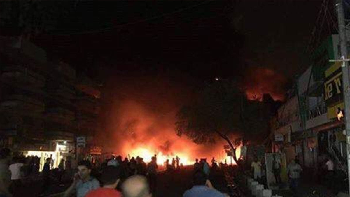 many people injured in two bomb blasts in bagdad
