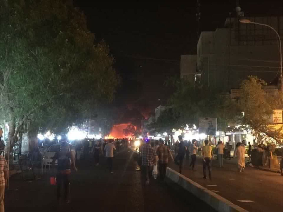many people injured in two bomb blasts in bagdad