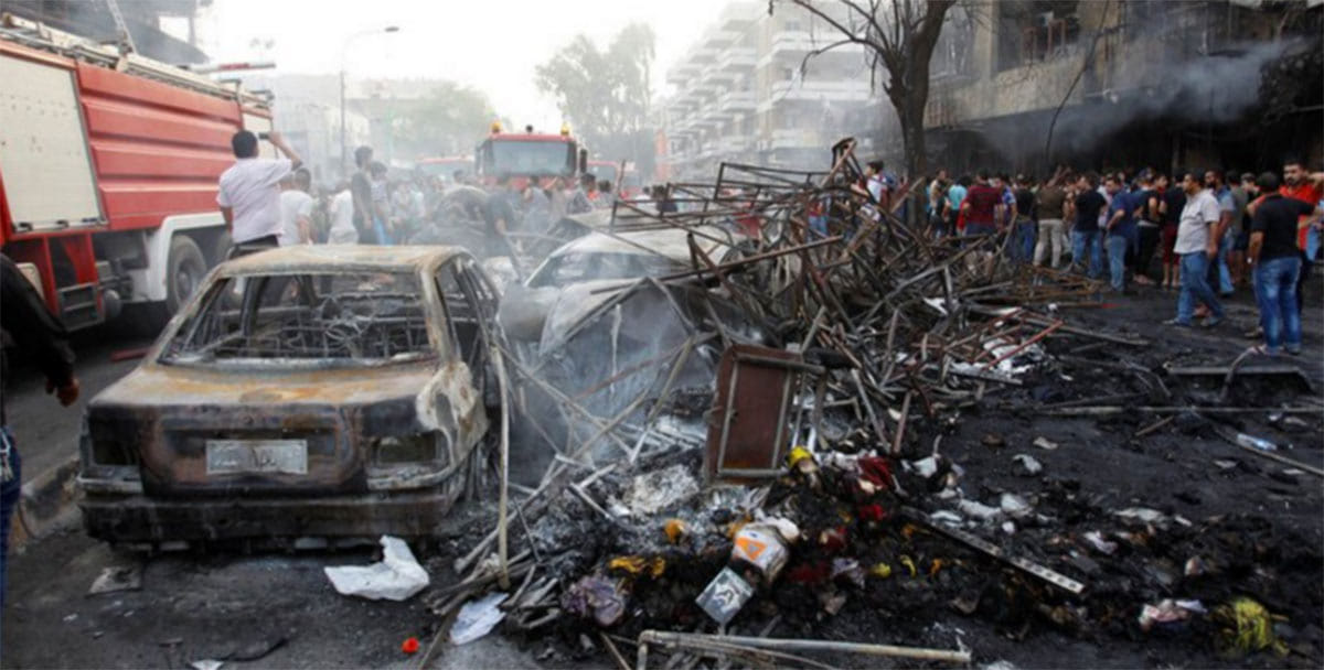 death toll in baghdad bomb blast reached to 125 people