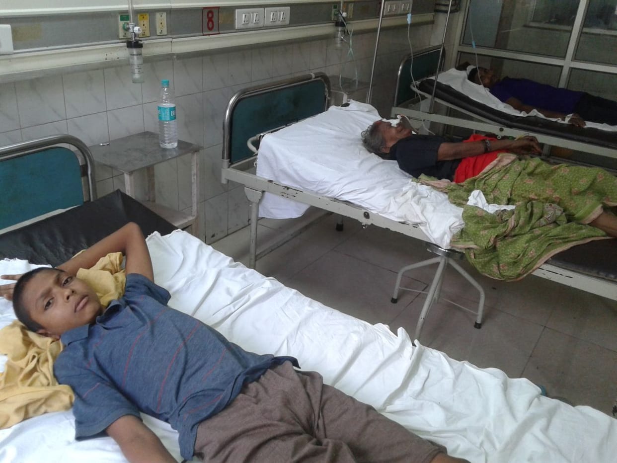 Ten people, including a child in critical condition from snakebite