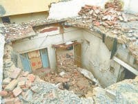 house colaps, heavy rain, fatehabad, harayana