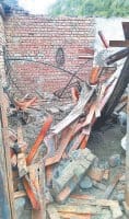 house, julani khera, fall, kaithal