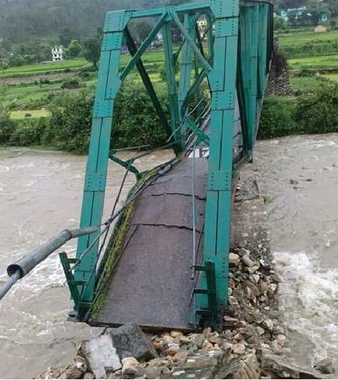 Iron Bridge broken