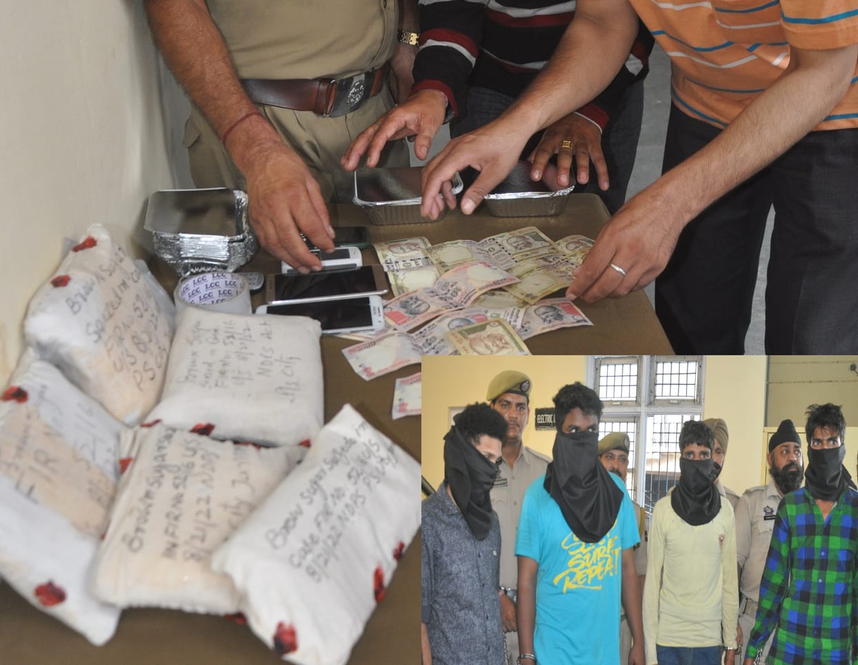 Packing of drugs was in Afghanistan