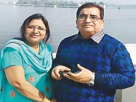 Clashed with dumper car, with his wife, daughter killed SBI Chief Manager