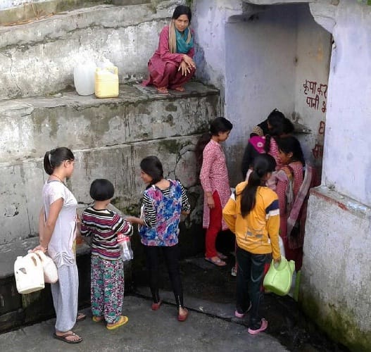 People arrived in Almora flooding on Naule
