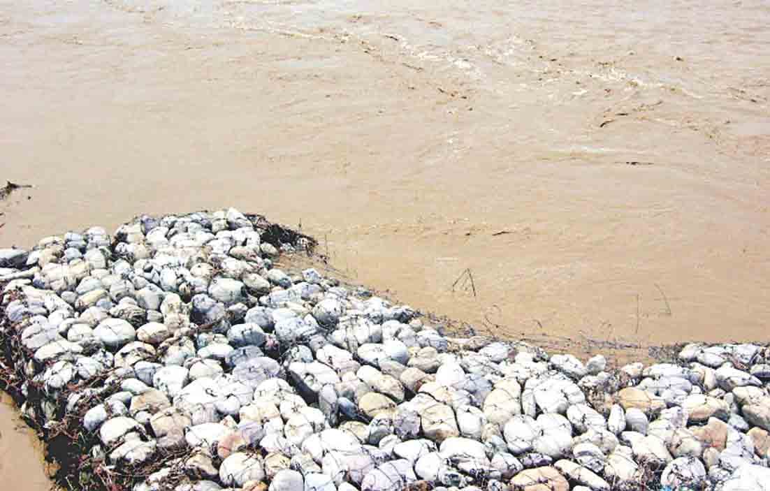 body was found submerged in the river